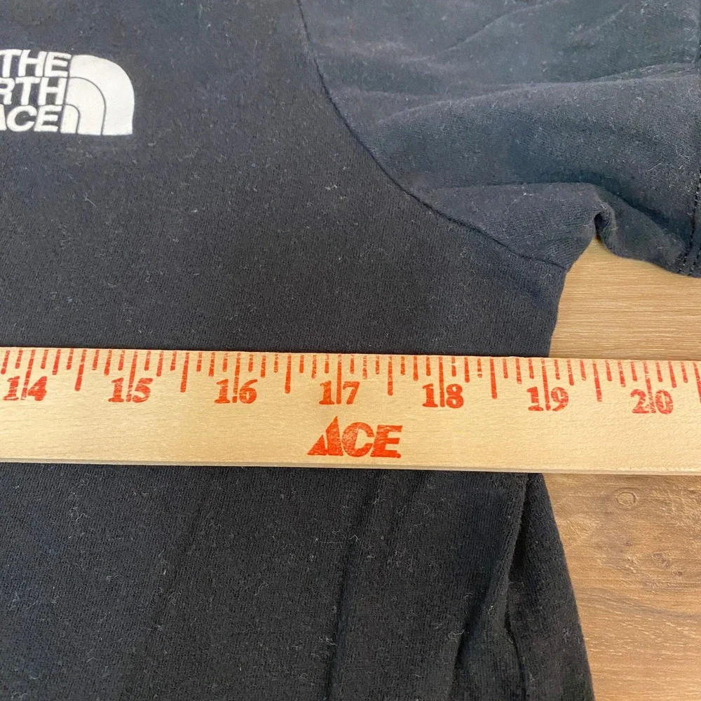 The North Face Womens Medium Black Short Sleeve Logo T Shirt Top Size M‎ - Picture 7 of 9